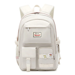 Nylon Backpack for Teen Girls Student School Bag Bookbag Travel
