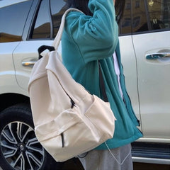 Nylon Backpack Unisex Casual High Street Girls School Bag Book Laptop Rucksack