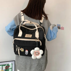 Women's Nylon Crossbody Shoulder Bag Canvas Tote Satchel