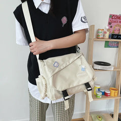 Nylon Bags Women Purses Handbags Girls Casual Shoppers Messenger College Wallets