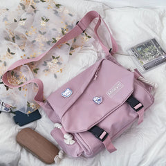 Nylon Bags Women Purses Handbags Girls Casual Shoppers Messenger College Wallets