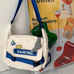 Nylon Canvas Cross Bag Youth Casual Shoulder Bag