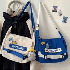 Nylon Canvas Cross Bag Youth Casual Shoulder Bag