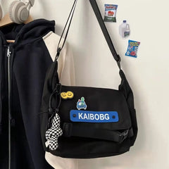 Nylon Canvas Cross Bag Youth Casual Shoulder Bag
