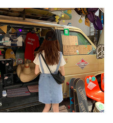 Nylon Canvas Women Bags Japanese Dumpling Messenger Bag