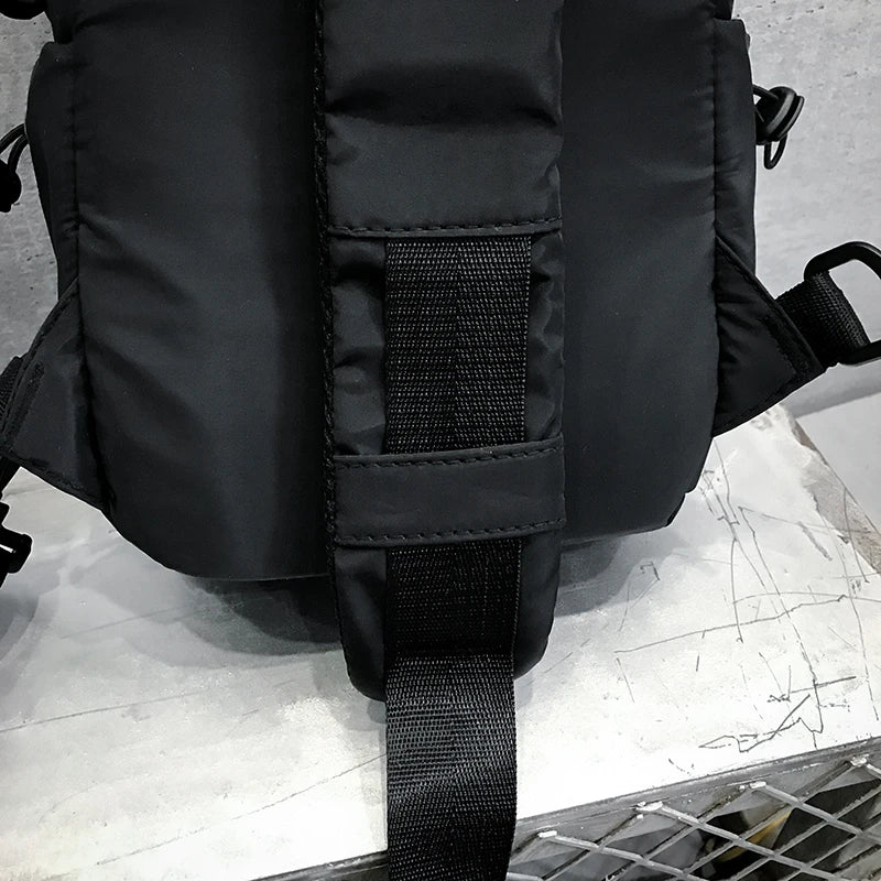 Men's Nylon Chest Bag Messenger Waterproof Travel Phone Bag