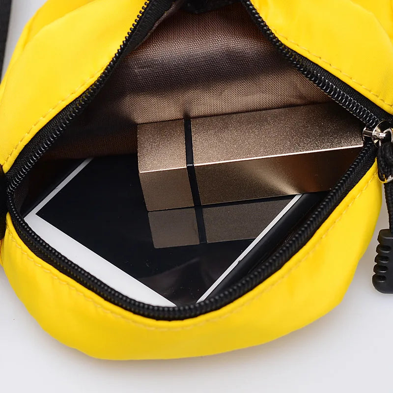 Nylon Cloth Bag Ladies Small Square Bag Style Casual Single Shoulder Bag