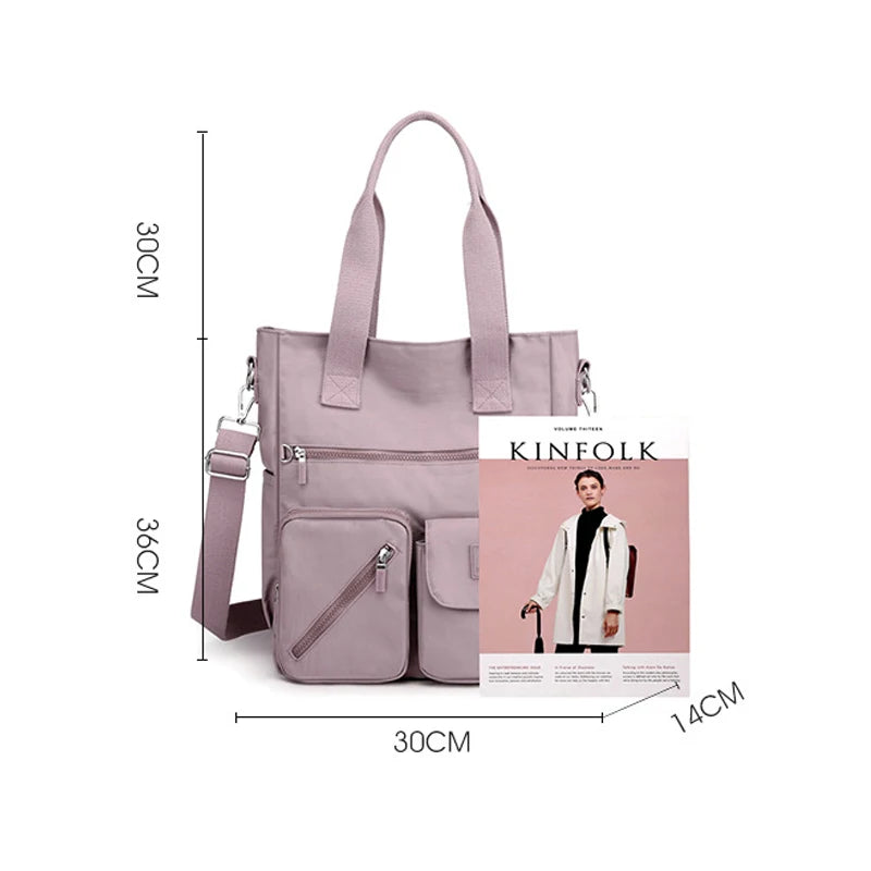 Nylon Cloth Women Handbags Large Capacity Female Messenger Shoulder Bags