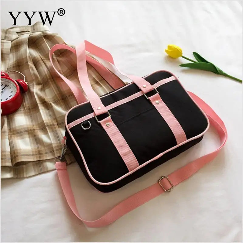 Japanese Style Nylon Crossbody Bag Large Capacity Shopping Shoulder Handle Bags