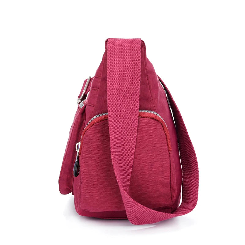 Nylon Crossbody Bag Women Messenger Bags Waterproof Handbag Ladies Tote Purse