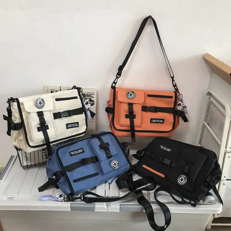 Nylon Crossbody Bags for Men Shoulder Bag Large Capacity Messenger Bag