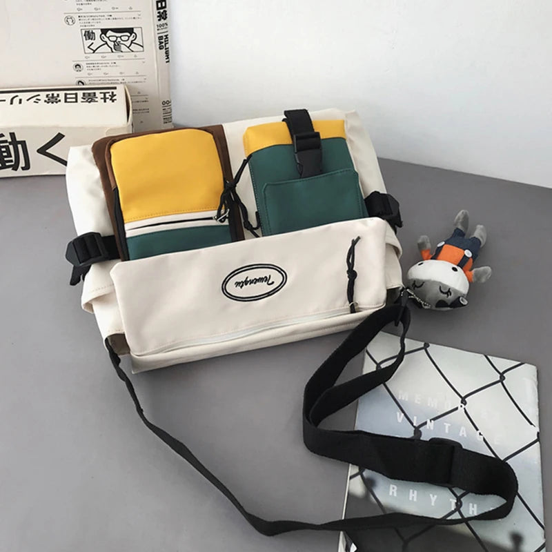 Nylon Crossbody Bags for Women Messenger Bag Casual Female Handbags