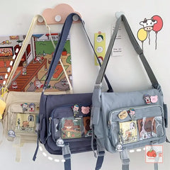 Nylon Crossbody Bags for Women Messenger Bag School Bags