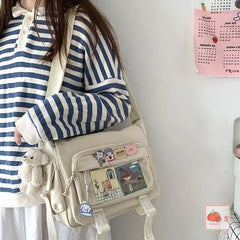 Nylon Crossbody Bags for Women Messenger Bag School Bags