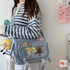 Nylon Crossbody Bags for Women Messenger Bag School Bags