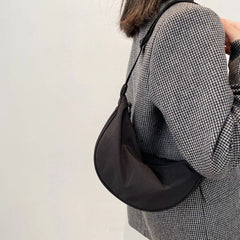 Nylon Crossbody Dumpling Bag Lightweight Underarm Shoulder Canvas Bags