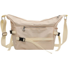 Purple Nylon Crossbody Bag for Women Large Capacity Handbag
