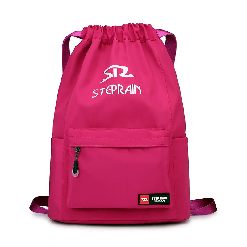 Nylon Drawstring Backpacks Anti-theft Shoulder Bag Casual Travel Backpacks