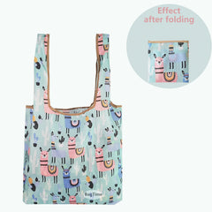 Nylon Eco Shopping Bags Storage Sturdy Flowers Portable Grocery