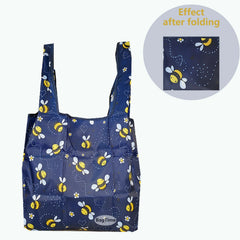 Nylon Eco Shopping Bags Storage Sturdy Flowers Portable Grocery
