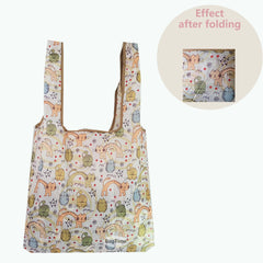 Nylon Eco Shopping Bags Storage Sturdy Flowers Portable Grocery