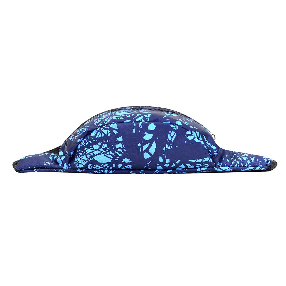 Nylon Fanny Pack Women Phone Daily Chest Waist Printed Waist Bag
