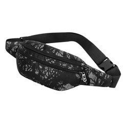 Nylon Fanny Pack Women Phone Daily Chest Waist Printed Waist Bag
