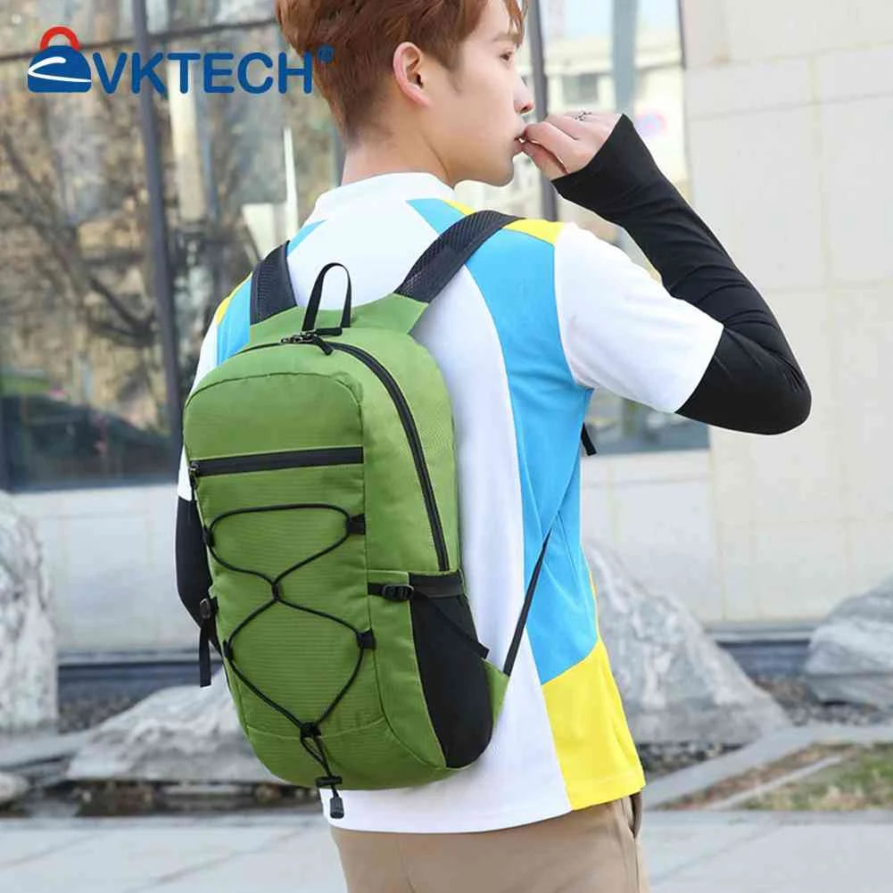 Nylon Foldable Backpack Lightweight Waterproof Large Capacity