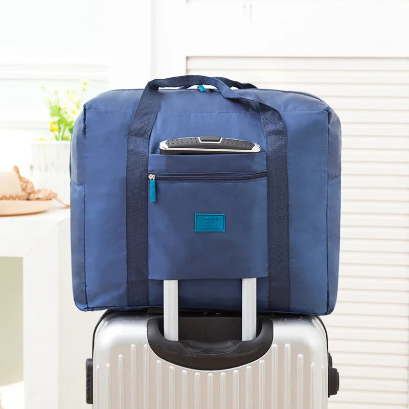 Nylon Travel Bags Unisex Large Capacity Luggage Waterproof Handbags