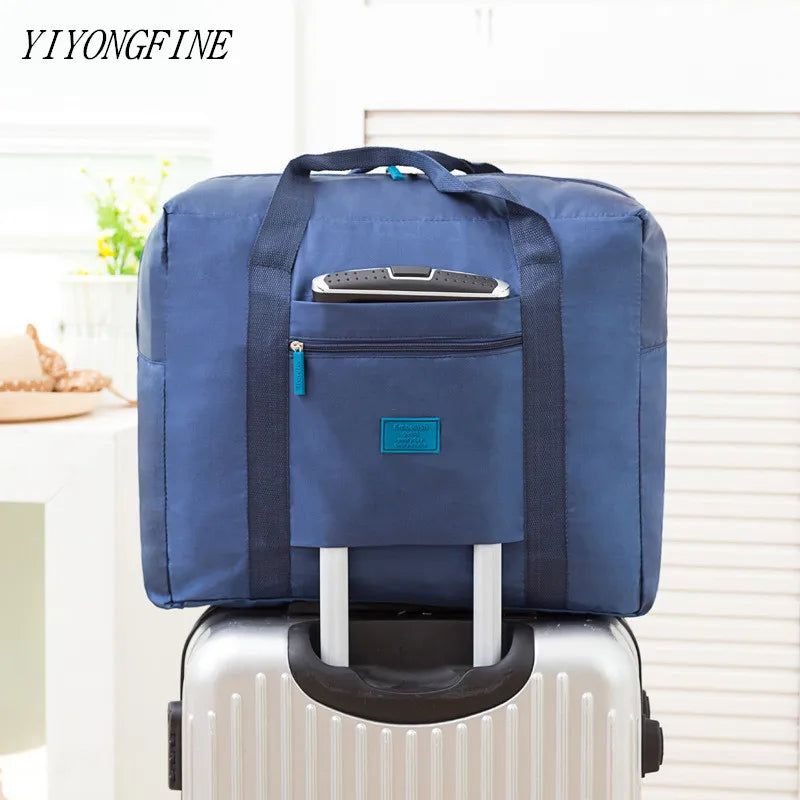 Nylon Travel Bags Unisex Large Capacity Luggage Waterproof Handbags