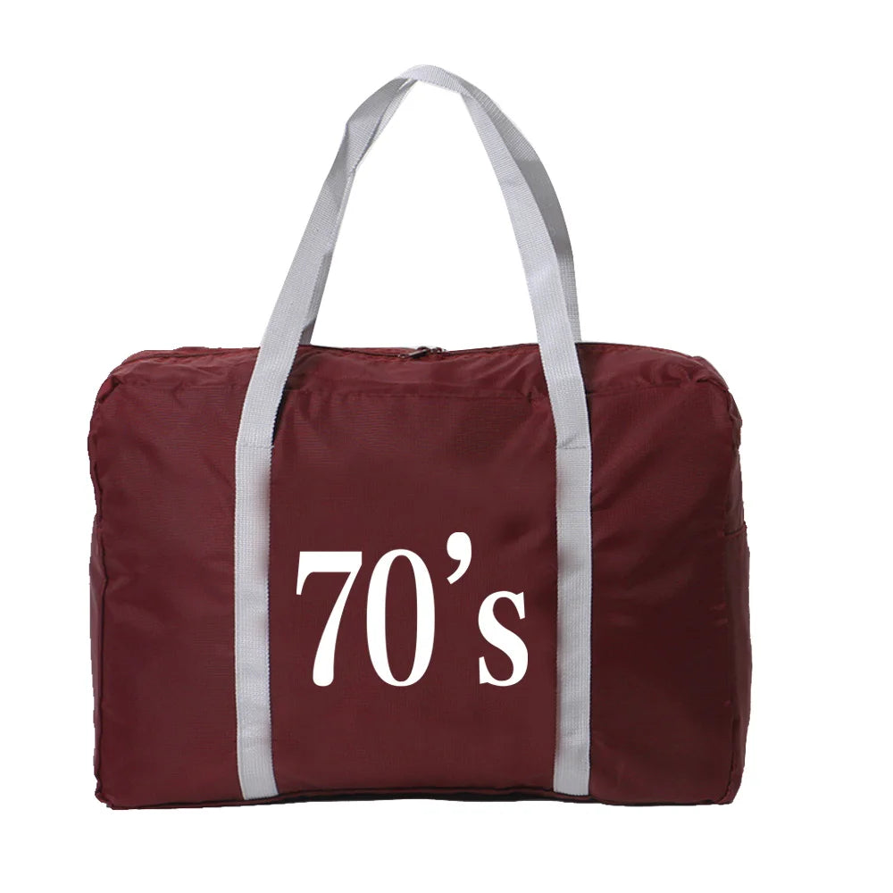 Nylon Foldable Travel Bags Unisex Large Capacity Luggage bag Women Handbag