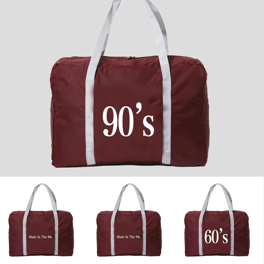 Nylon Foldable Travel Bags Unisex Large Capacity Luggage bag Women Handbag
