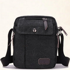 Small Nylon Messenger Bag for Women Multifunctional Canvas Shoulder Handbag