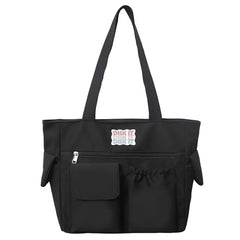 Nylon Shoulder Bag Large Capacity Crossbody for Teen Girls