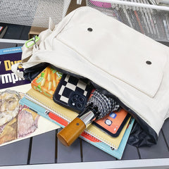 Nylon Crossbody Bag Preppy Style Messenger Bag School Bag
