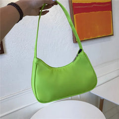 Nylon Hobos Women Handbag Candy Women Shoulder Bag Large Capacity