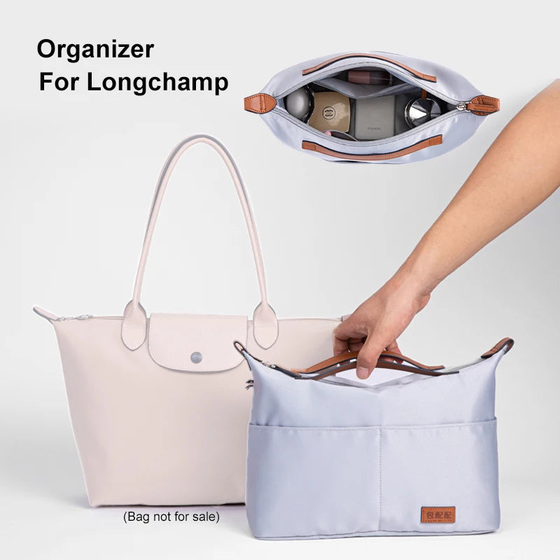 Nylon Insert Makeup Organizer For LE PLIAGE bag