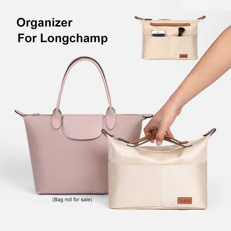 Nylon Insert Makeup Organizer For LE PLIAGE bag