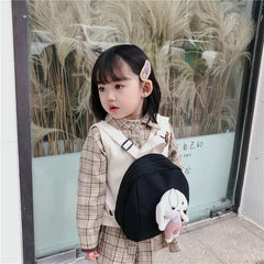 Nylon Kids Kindergarten School Backpacks Animal Rabbit Infant School Bags
