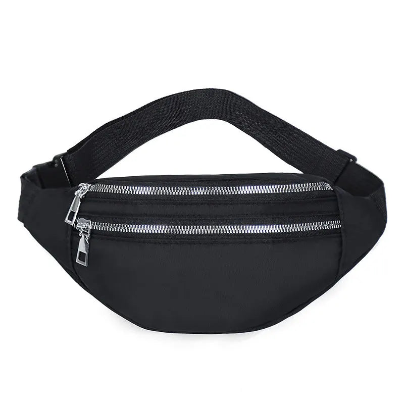 Nylon Man Travel Waist Bag Family Sports Crossbody Pouch Women's Chest Bag
