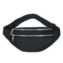 Nylon Man Travel Waist Bag Family Sports Crossbody Pouch Women's Chest Bag