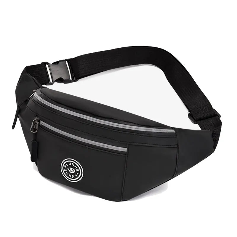 Nylon Man Travel Waist Bag Family Sports Crossbody Pouch Women's Chest Bag