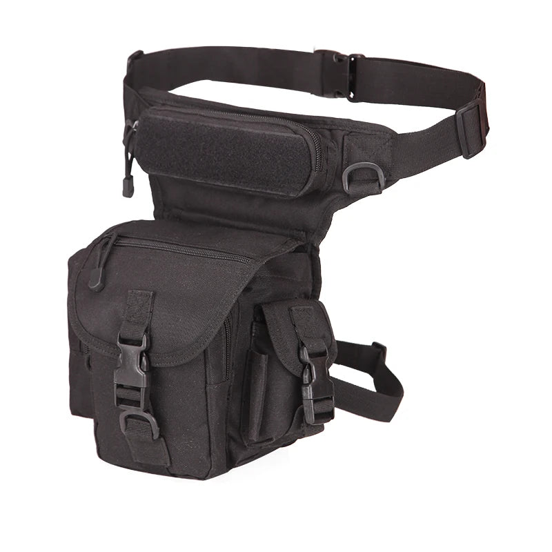Nylon Men High Military Belt Bum Fanny Waist Pack Riding Shoulder Bags