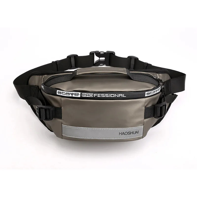 Reflective Anti-theft Waist Bag Banana Belt Sports Travel Chest Crossbody Bag