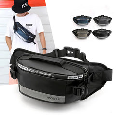 Reflective Anti-theft Waist Bag Banana Belt Sports Travel Chest Crossbody Bag