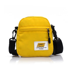 Nylon Messenger Bag Solid Crossbody Purse Zipper Satchel for Women