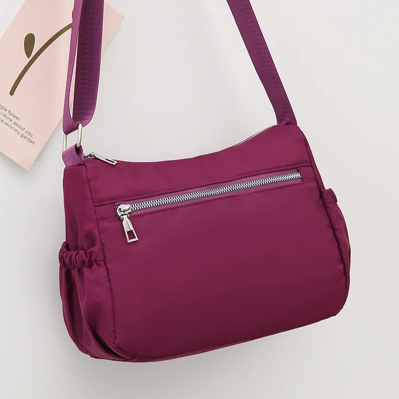 Nylon Messenger Women Bag Middle-Aged Mothers Light Shoulder Casual Cl