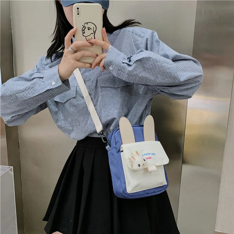 Nylon Mini Bags Women Purses Handbags Girls Cartoon Wallet