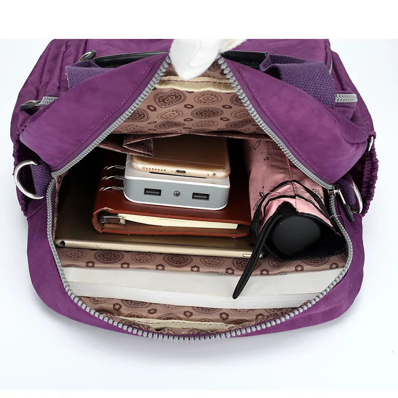 Nylon Mommy Bag Waterproof Backpack