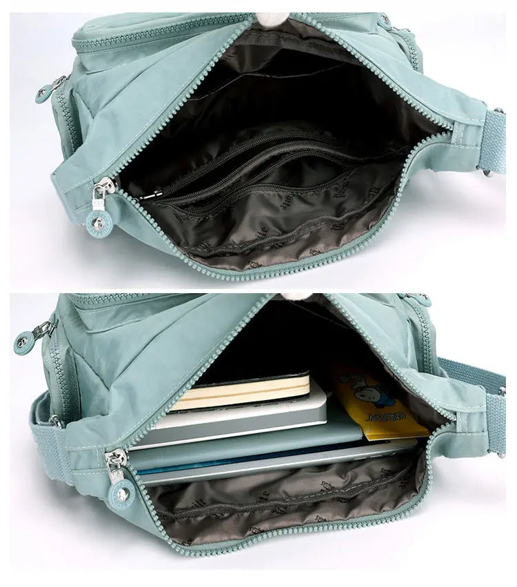 Nylon Multifunction Ladies Messenger Bags Women Shoulder Bags for Girls